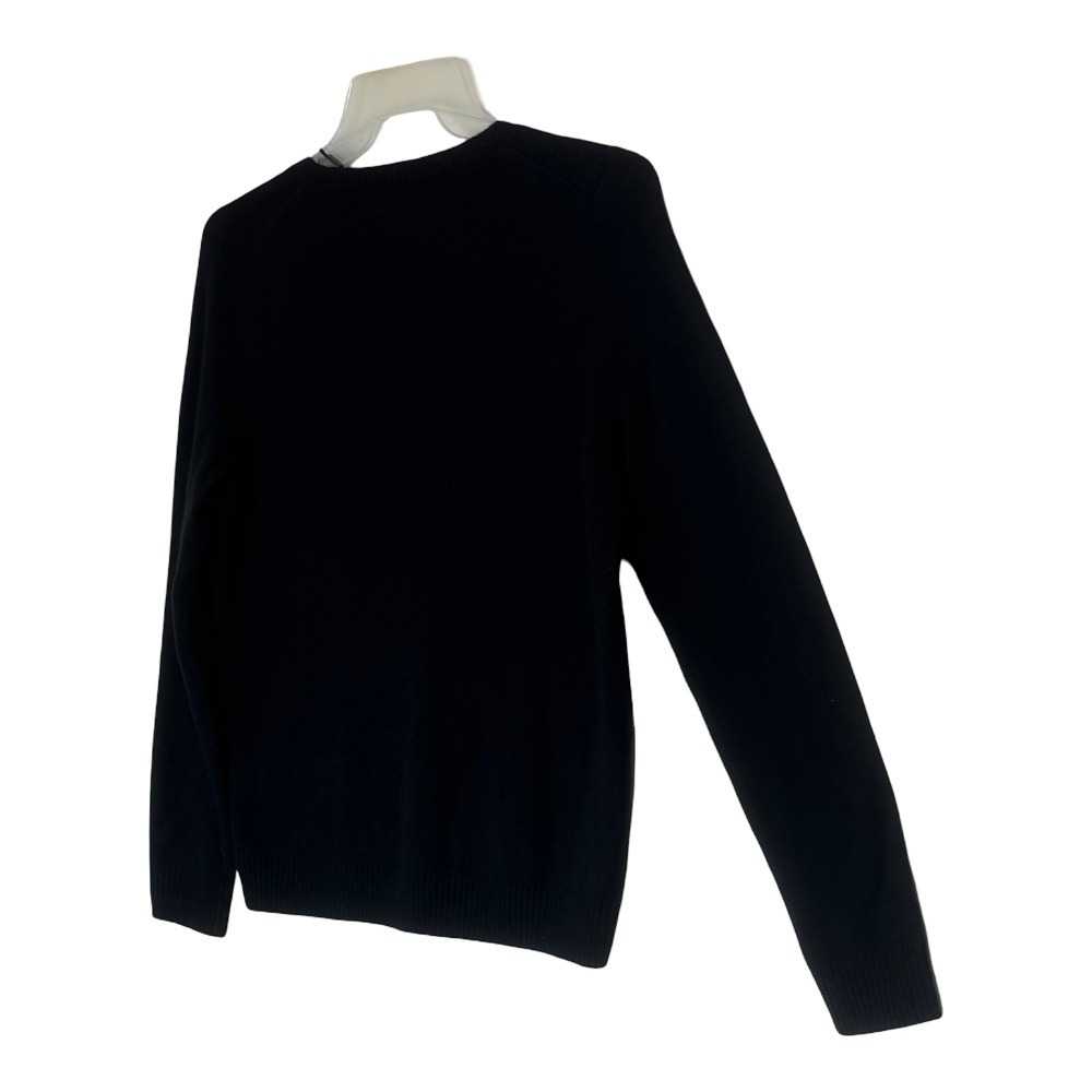 Naadam Sweater Womens XL Black 100% Cashmere V-Neck The Soft Collection - Picture 3 of 12